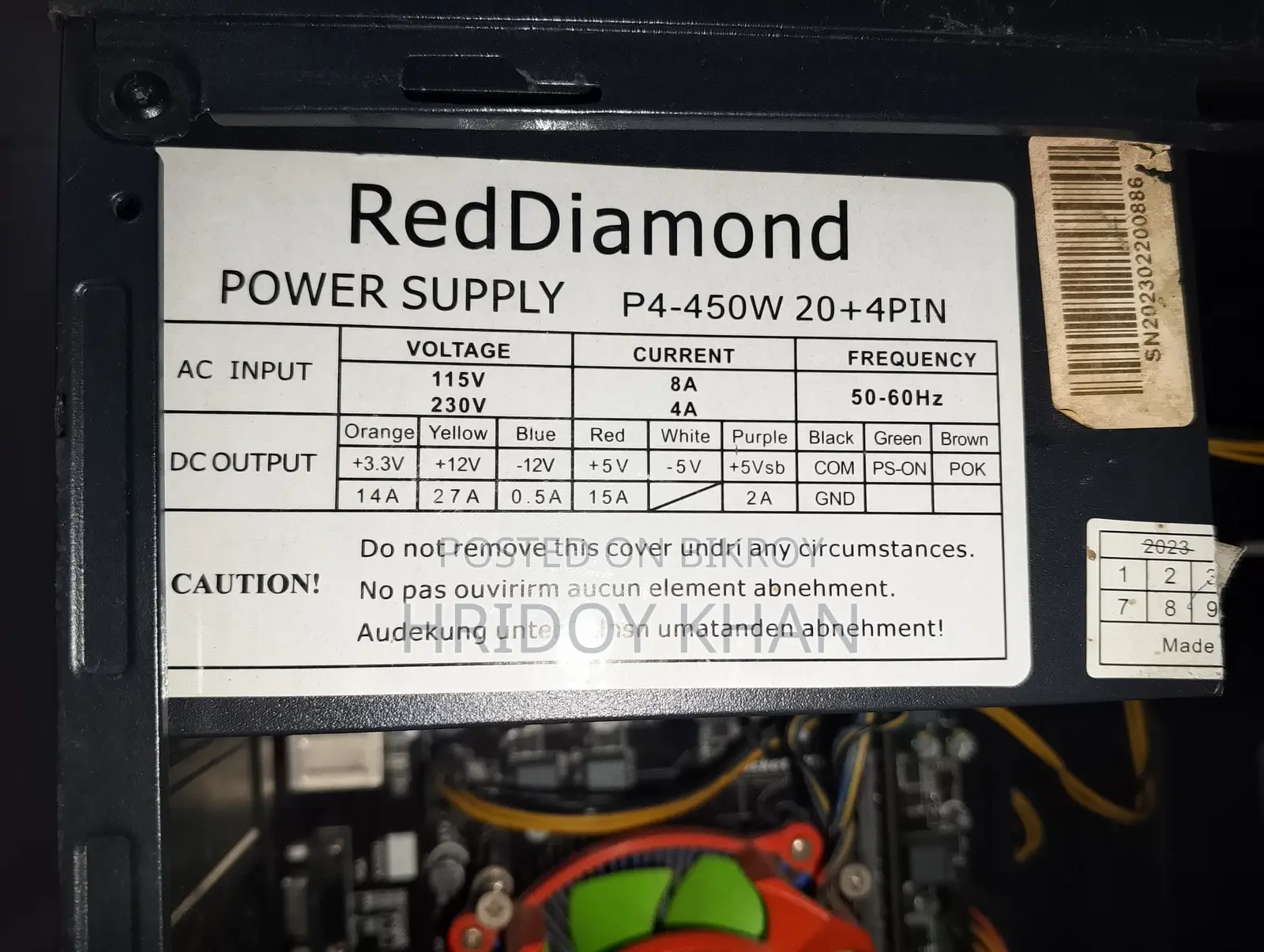 Desktop Computer Gigabyte 8GB Intel Core i3 HDD+SSD 1T
