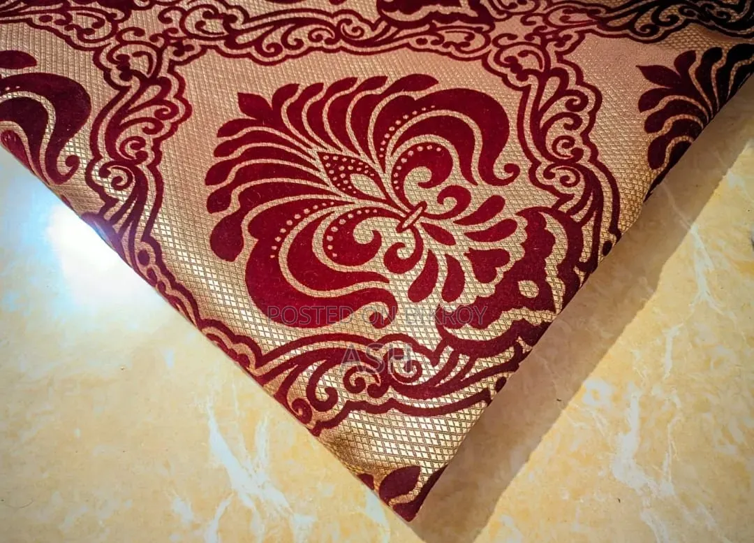 Premium Maroon 16/16inch Velvet Cushion Cover Set (5 Pcs)