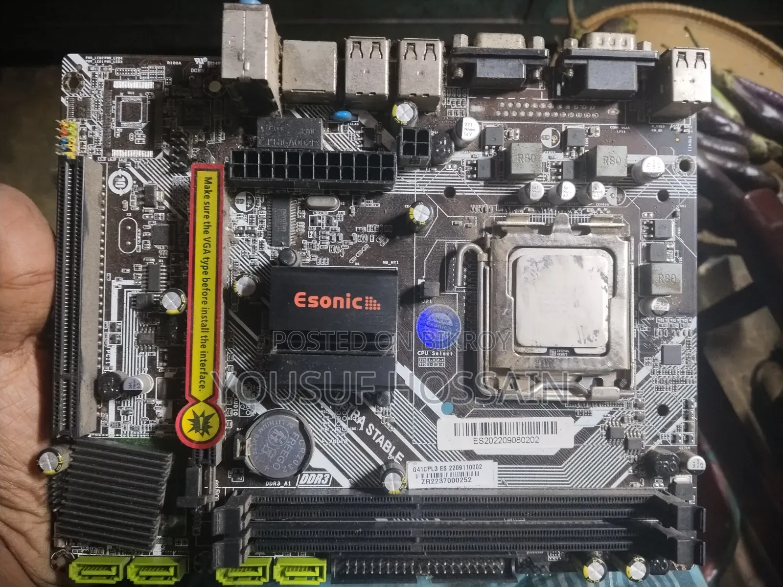 Desktop Computer 8GB Intel Core i3 SSD 128GB