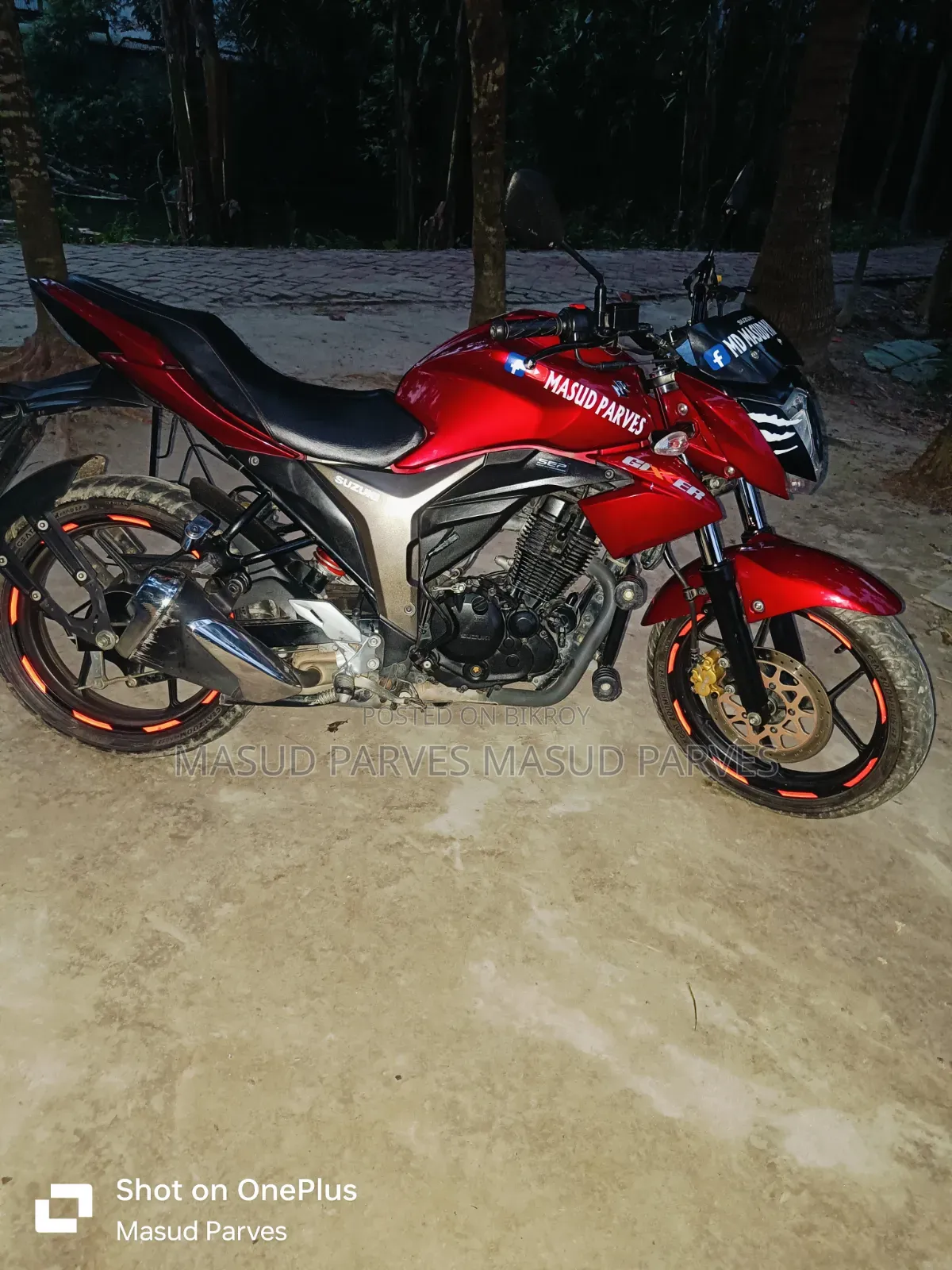 Suzuki Gixxer 2022 Red