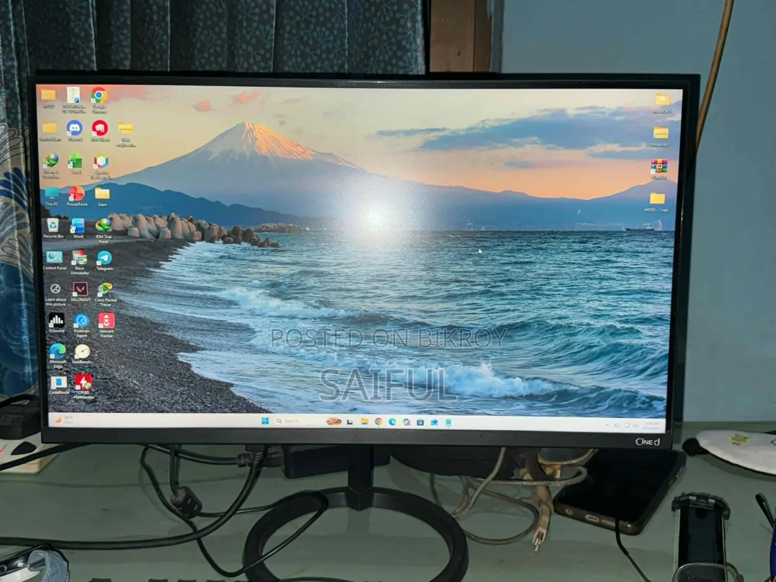 Desktop Computer 8GB AMD Ryzen 7 SSD 500GB