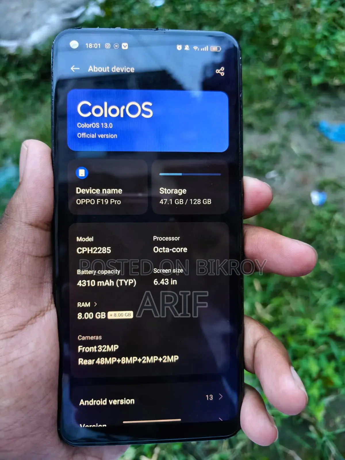 Oppo F19 Pro 128 GB