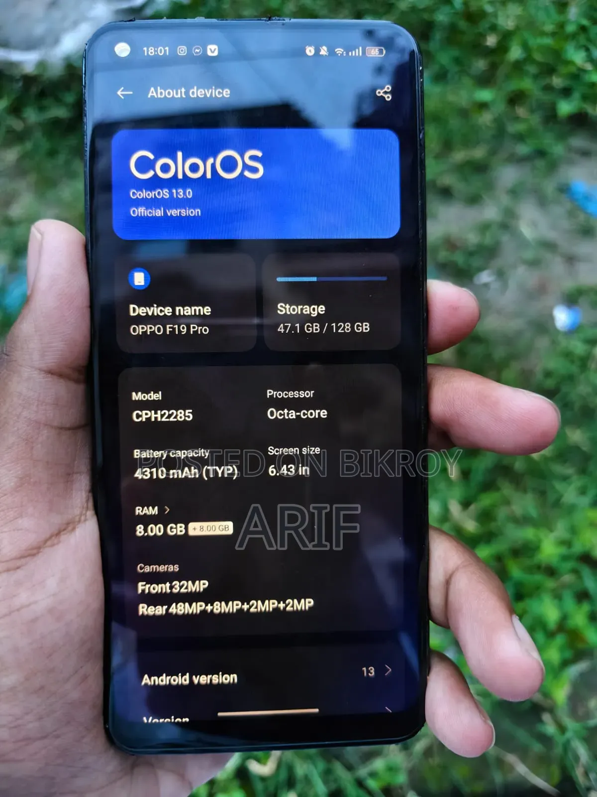 Oppo F19 Pro 128 GB
