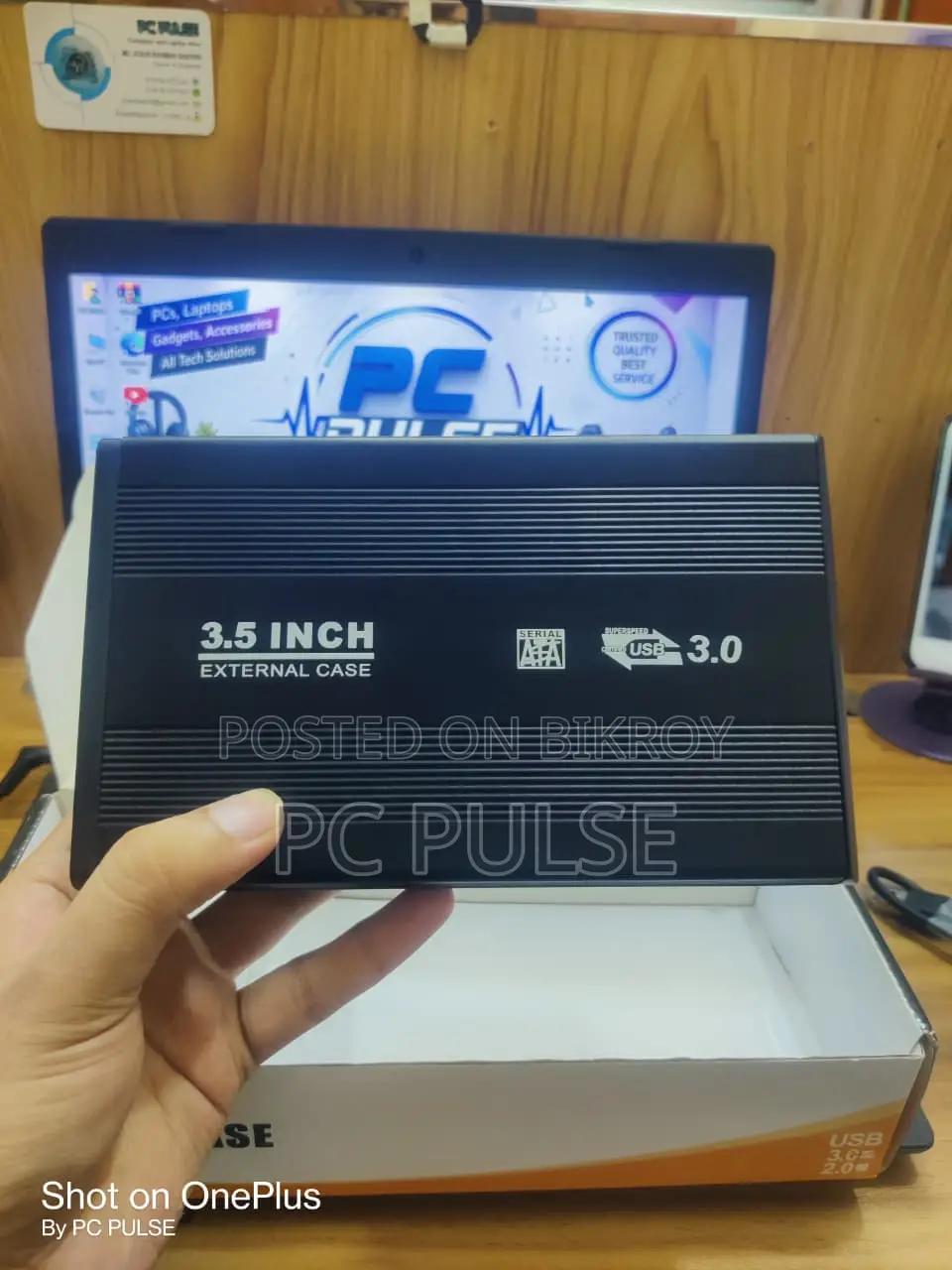 3.5 Inch SATA Hard Disk External Enclosure / Case (USB 3.0)