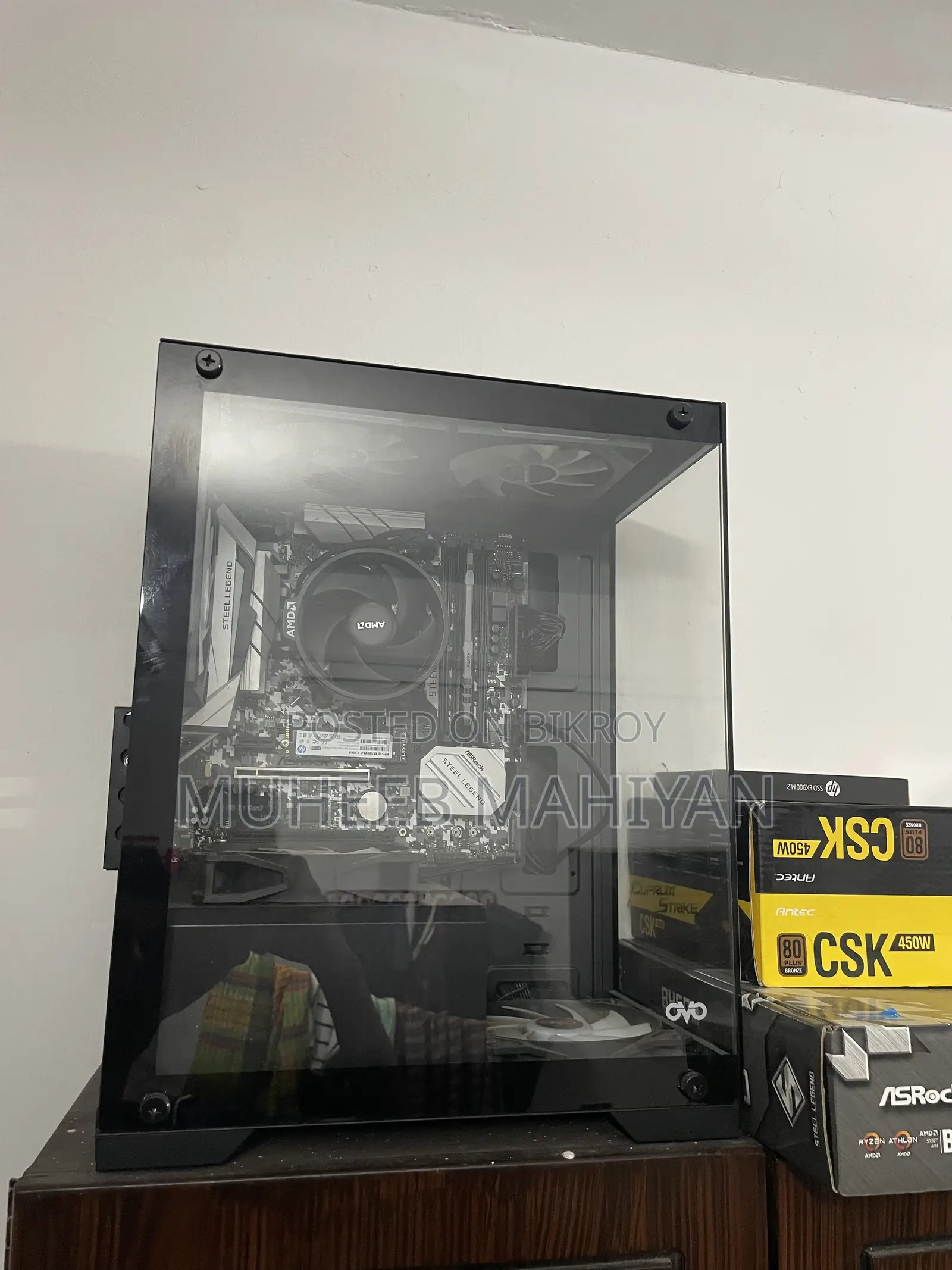 Desktop Computer 8GB AMD Ryzen 5 SSD 256GB