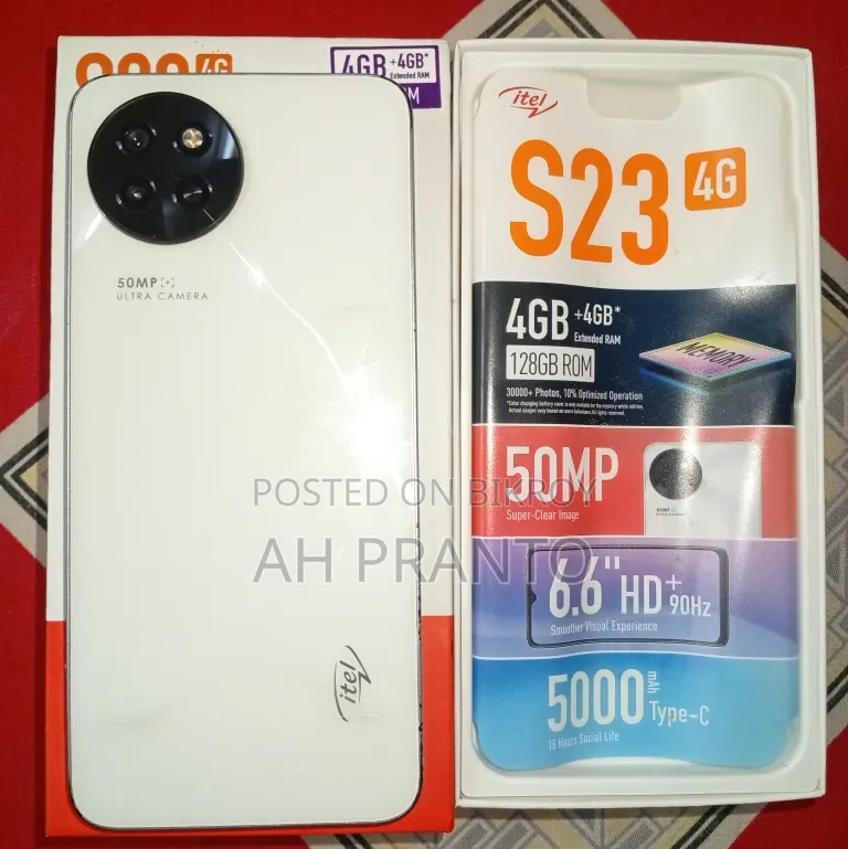 Itel S23 128 GB White
