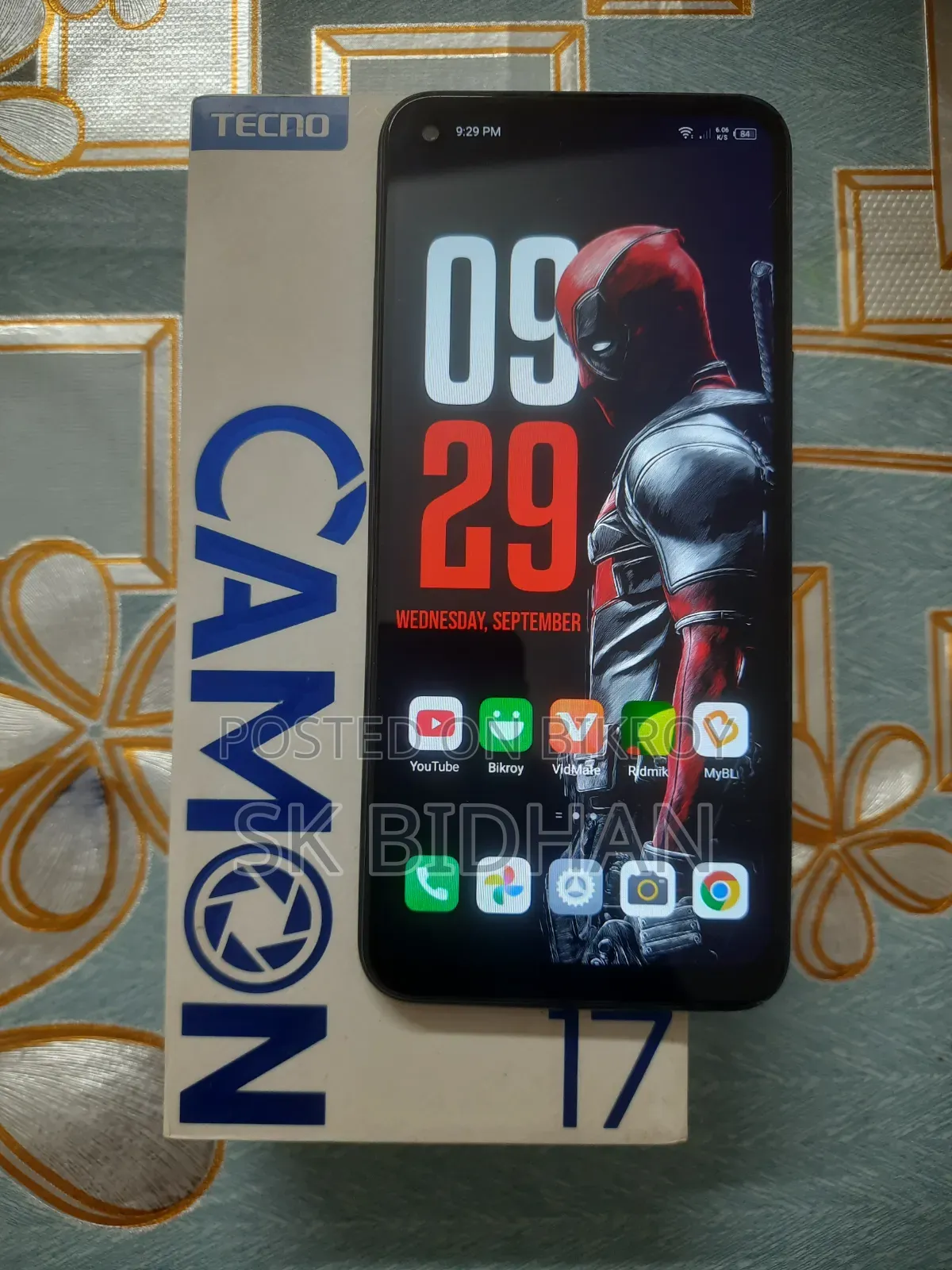 Tecno Camon 17 128 GB Blue