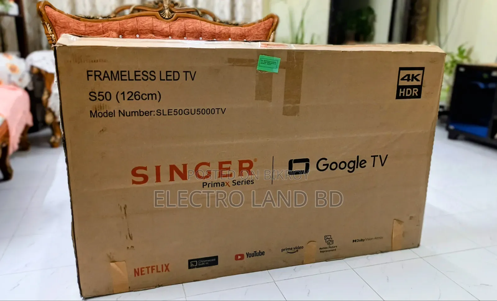 Singer 50" 4k Google TV