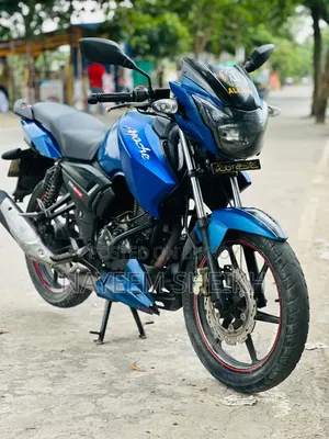 New TVS Apache RTR 160 2v Refresh X-connect 2018 Blue