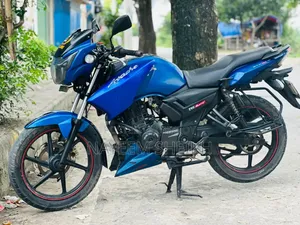 New TVS Apache RTR 160 2v Refresh X-connect 2018 Blue