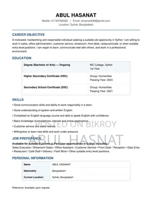Sales Representative