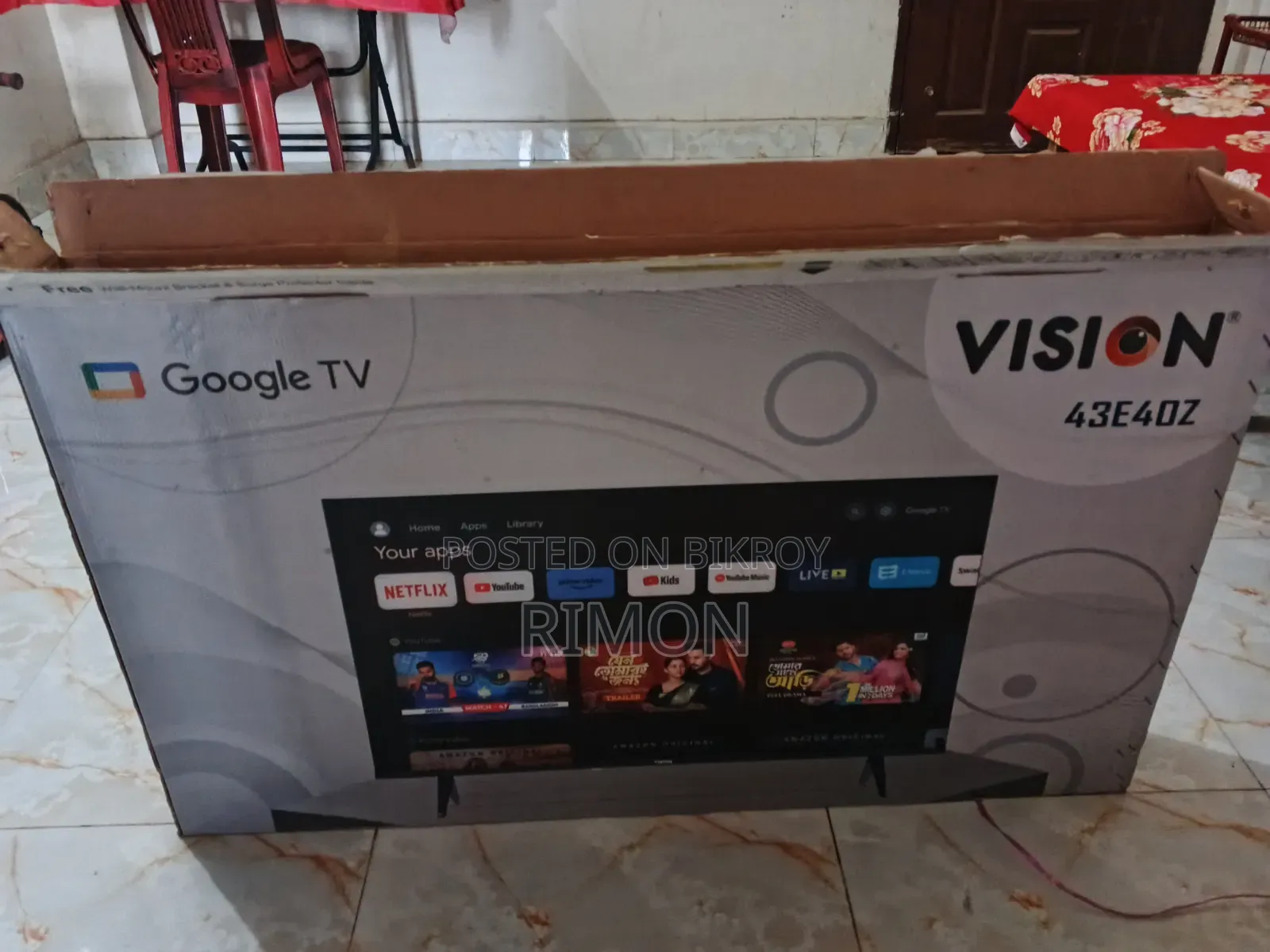 43" Vision Google TV