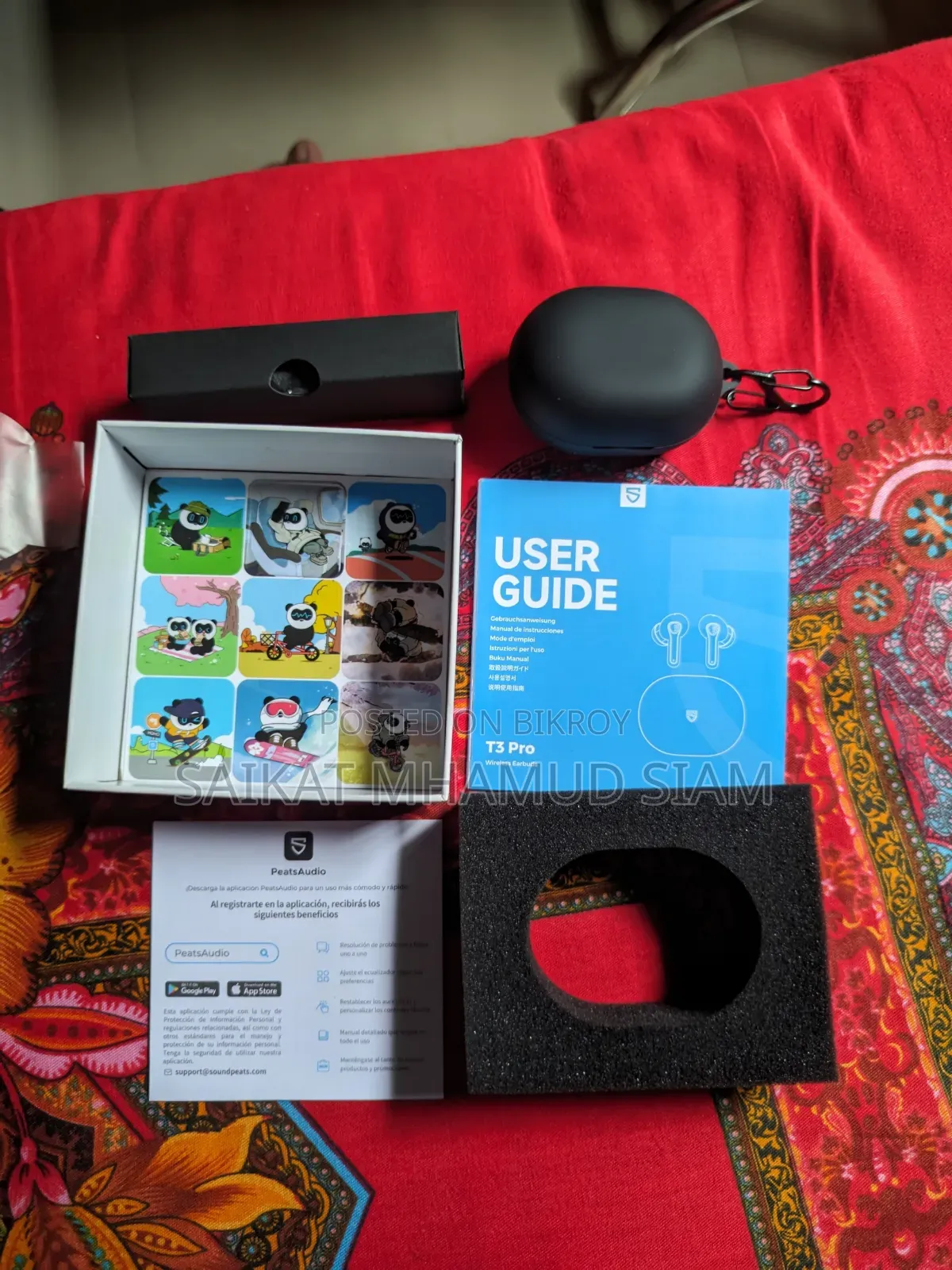 SOUNDPEATS T3 Pro With Cover