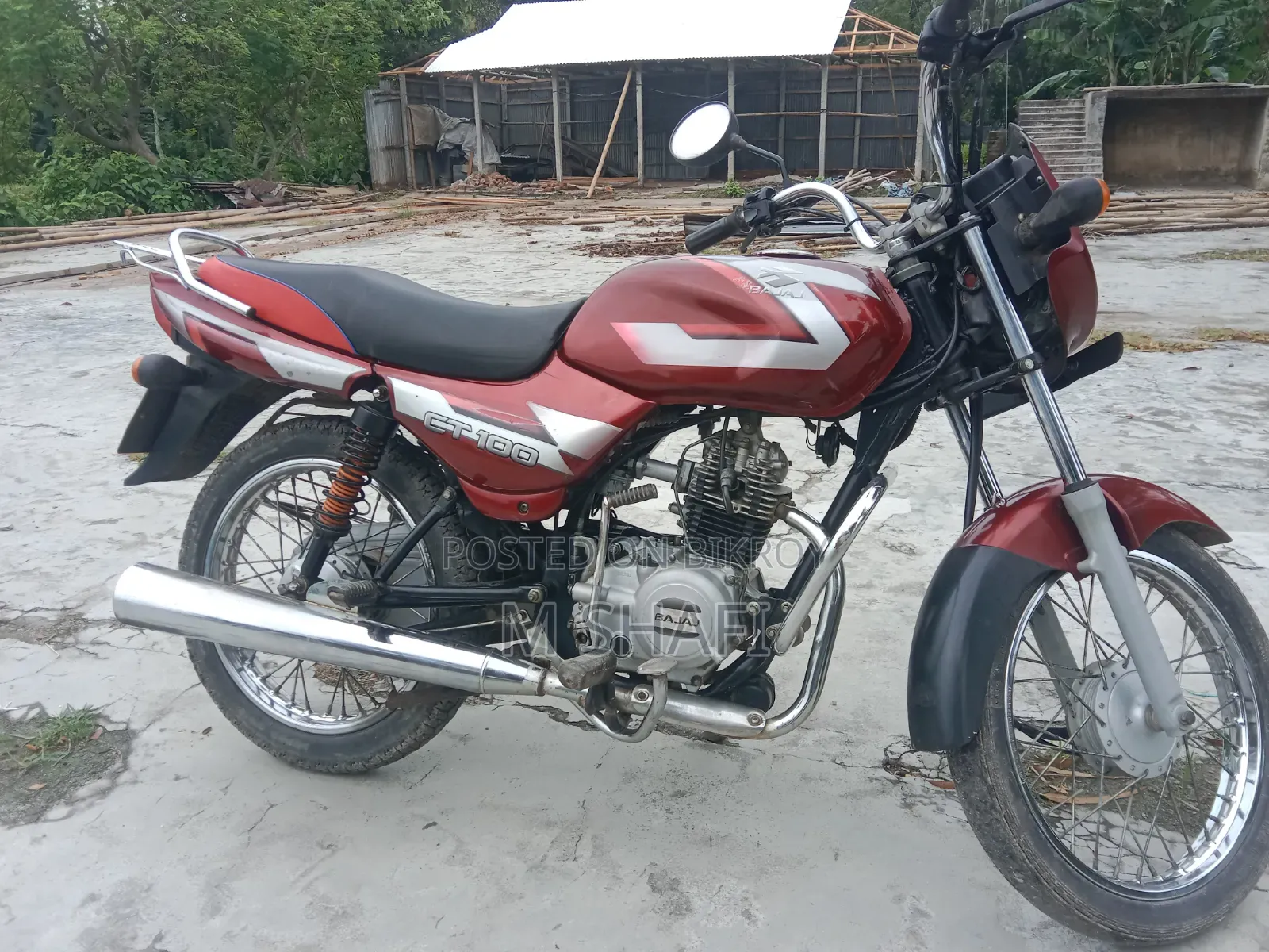বাজাজ সিটি ১০০ ২০১৪ রেড