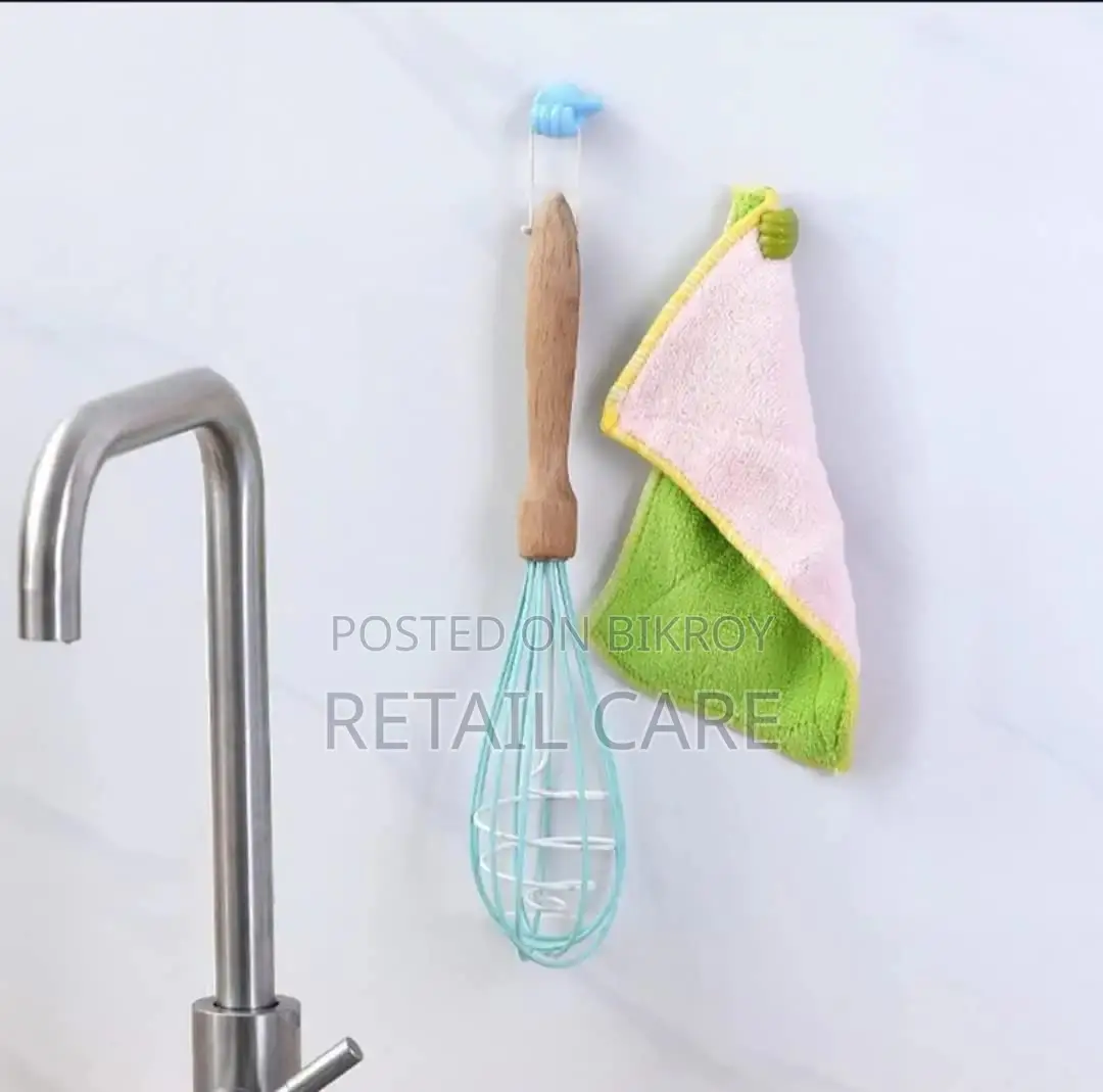 12 PCSThumb Wall Hook Silicone Wall Creative Thumbs Up Shape Wall Hook