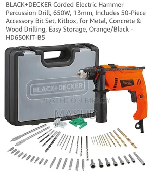 Black+decker 650w Cord Drill