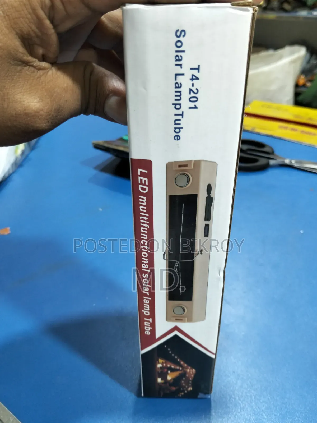 Solar Lamp Tube Original T4-201 Rechargeable Light