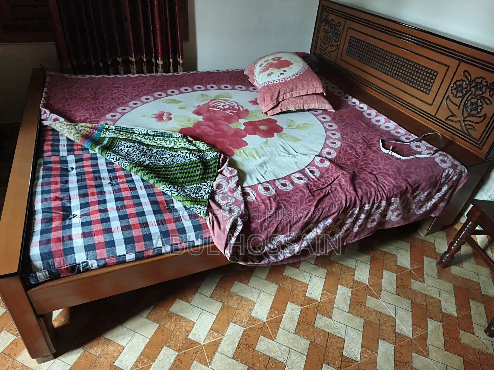 Bed খাট/বিছানা তোষক সহ