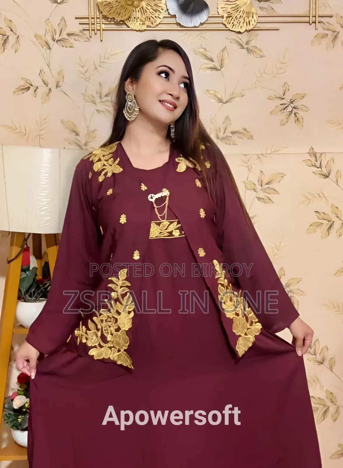 Georgette Long Koti Gown  Update Collection