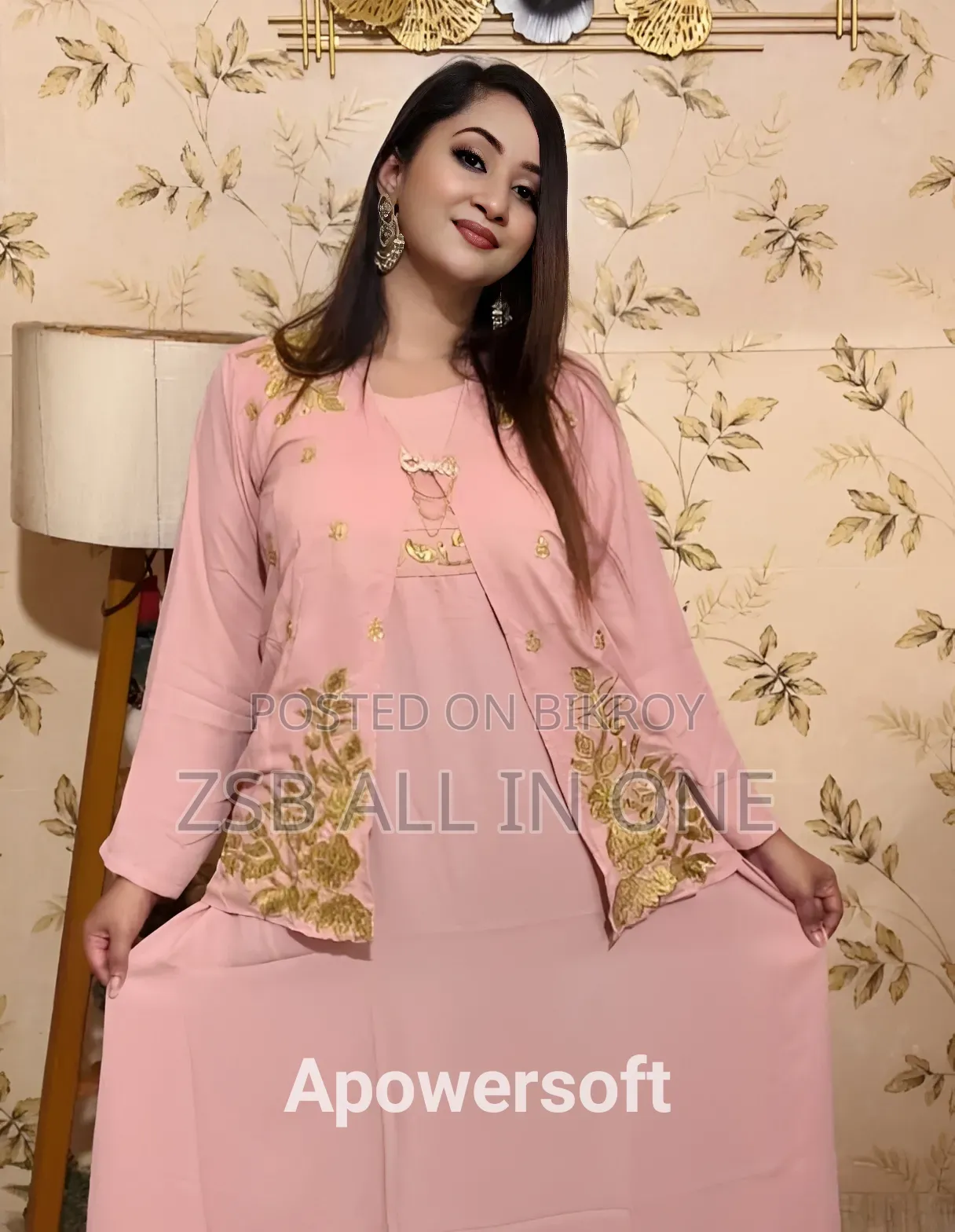 Georgette Long Koti Gown  Update Collection