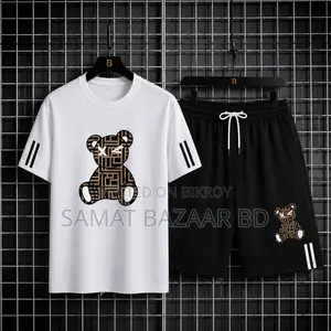 Men's Premium Mesh T-Shirt and Short Pant Set