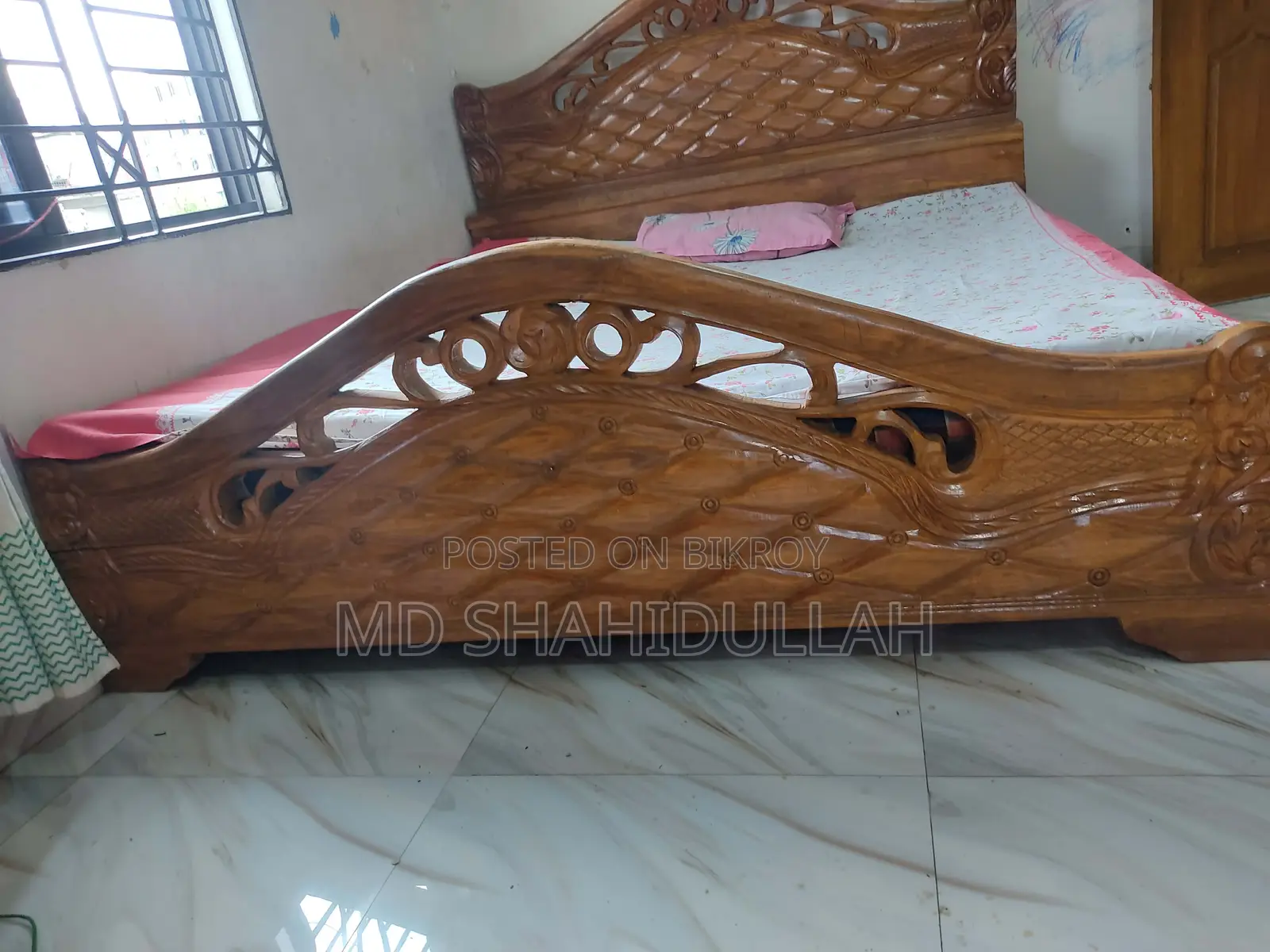 Wooden bed for sale