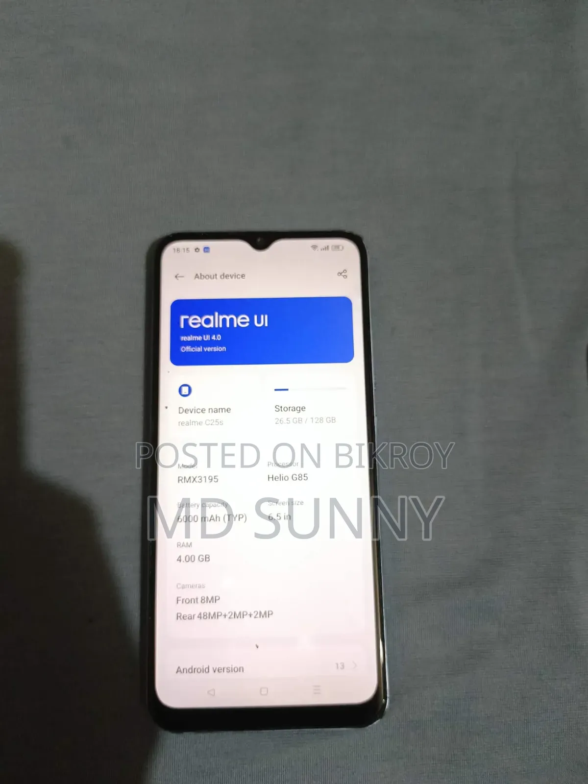 Realme C25s 128 GB Blue