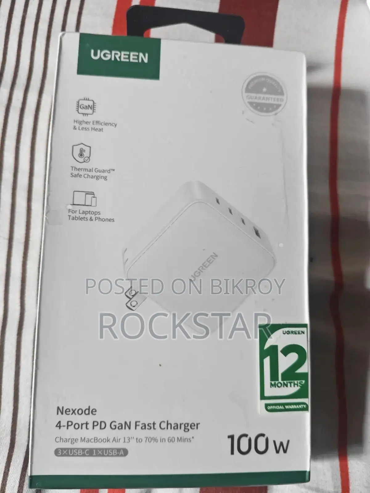 Ugreen PD+ Gan Charger 65w and 100w 2 PCS