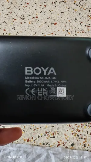 BOYA BOYALINK All-in-One Design Wireless Microphone System