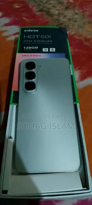 New Infinix Hot 60i 128 GB White