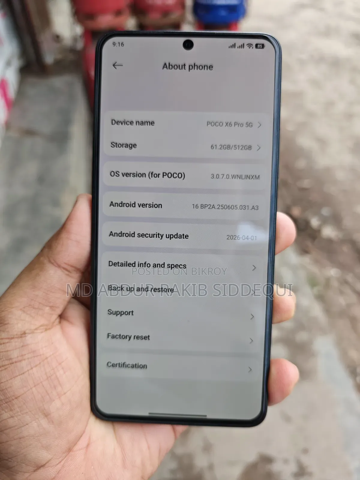 Xiaomi Poco X6 Pro 512 GB Black