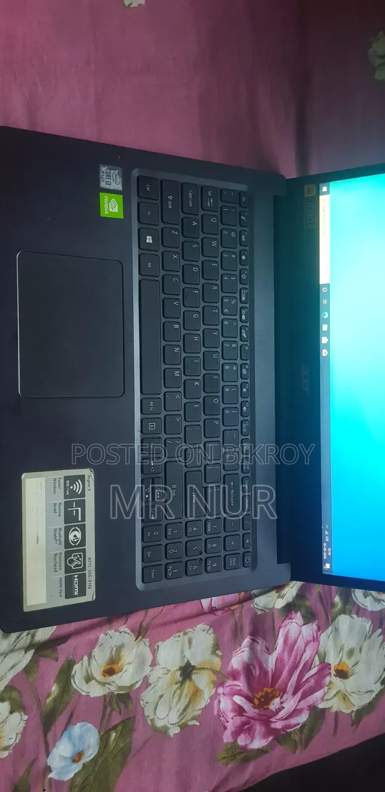Laptop Acer Aspire A315 52 8GB Intel Core i3 SSD 1T