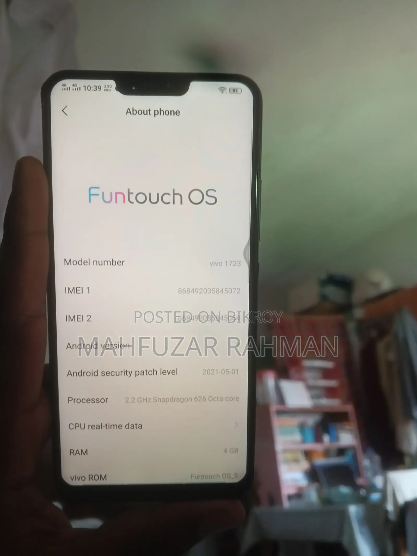 Vivo V9 64 GB Black