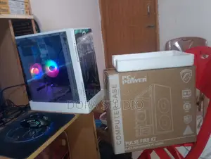 PC Power Pulse Fire X2 White Gaming Casing + 200W PSU