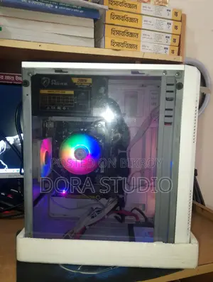PC Power Pulse Fire X2 White Gaming Casing + 200W PSU