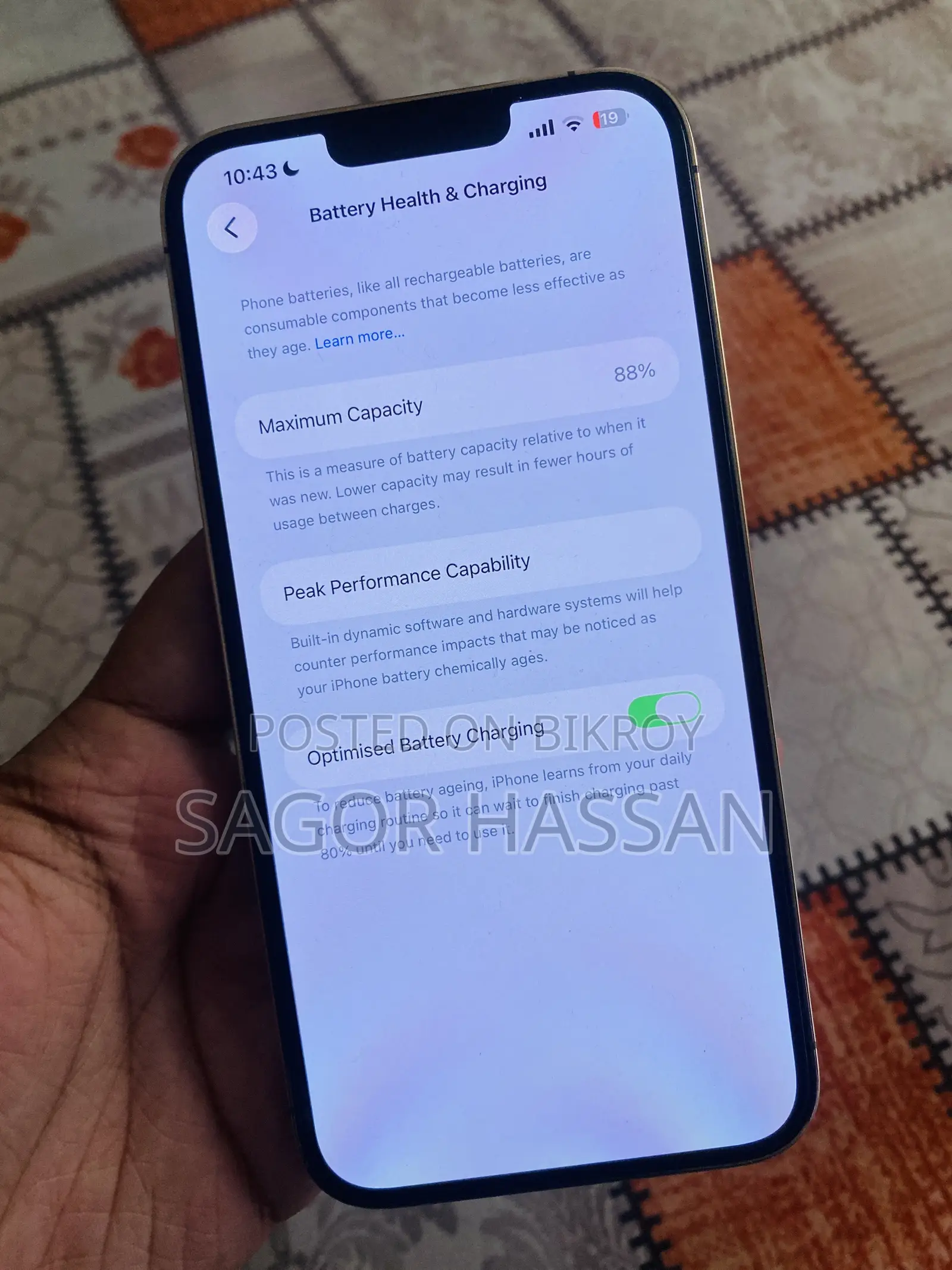 Apple iPhone 13 Pro Max 128 GB Gold