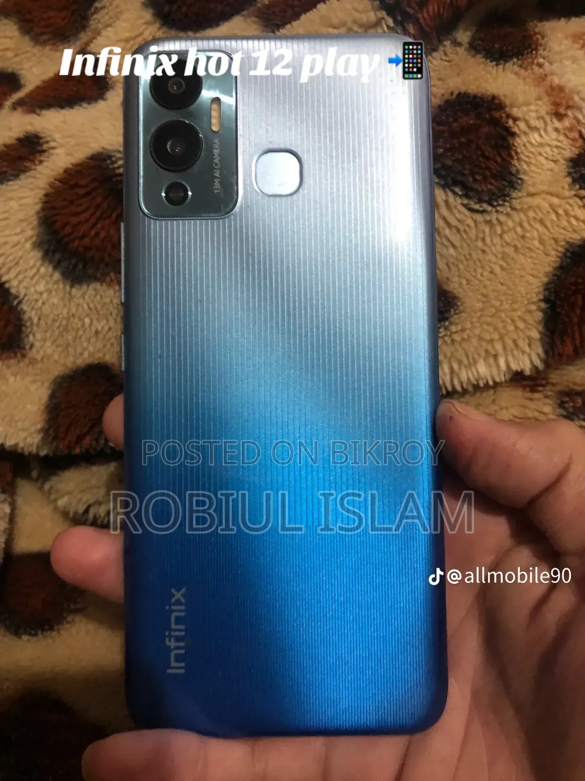 Infinix Hot 12 play 64 GB Blue