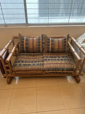 Wooden Sofa Set
