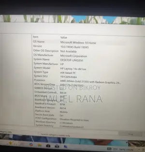 Laptop HP 14S 8GB AMD SSD 256GB