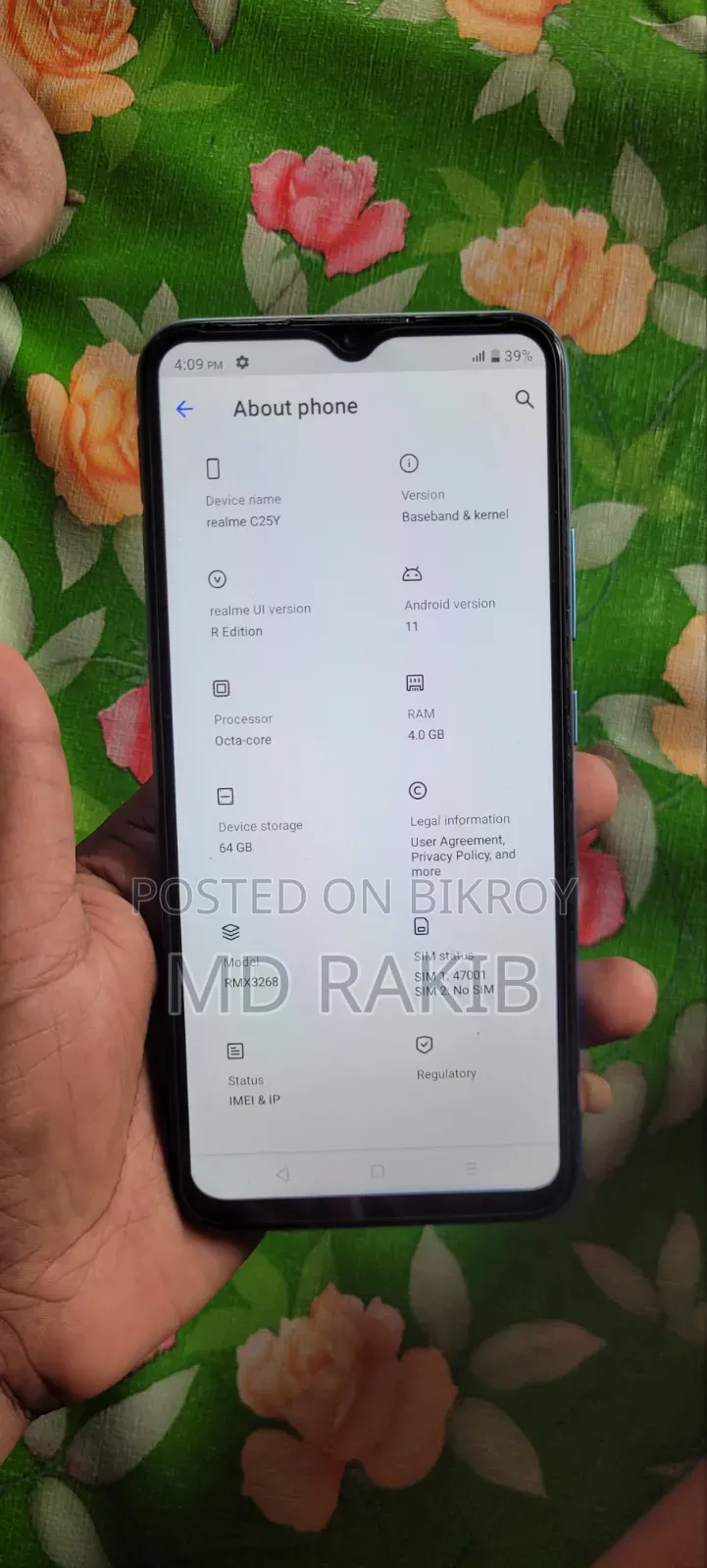 Realme C25Y 64 GB Blue