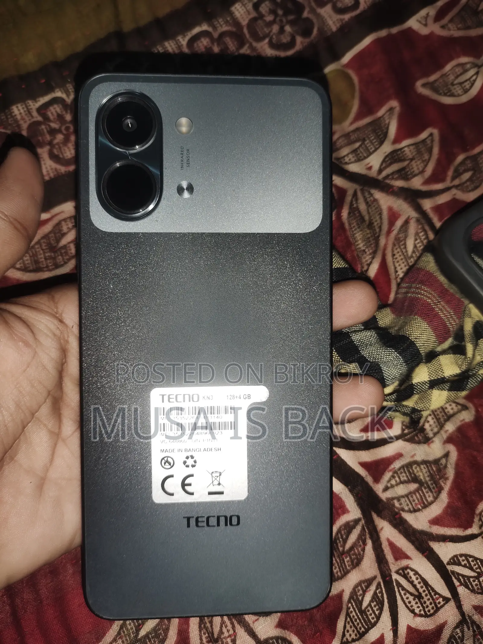 Tecno Spark Go 128 GB Black