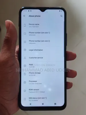 Vivo Y20 64 GB Black