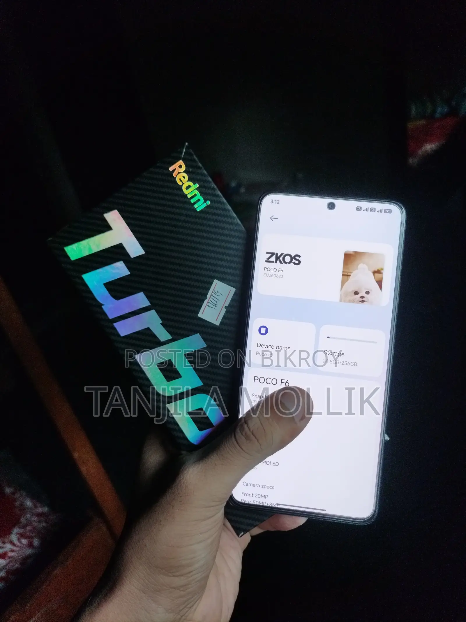 Xiaomi Redmi Turbo 3 256 GB Black