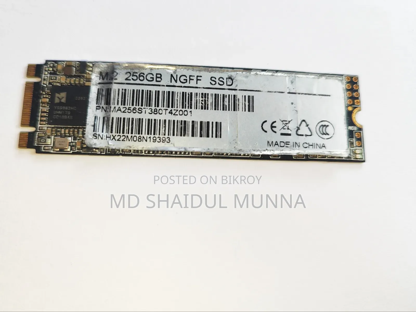 SSD 256 Gb NGFF