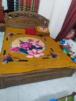 সেগুন কাঠের Bed Sell করা হবে জালিম সহ
