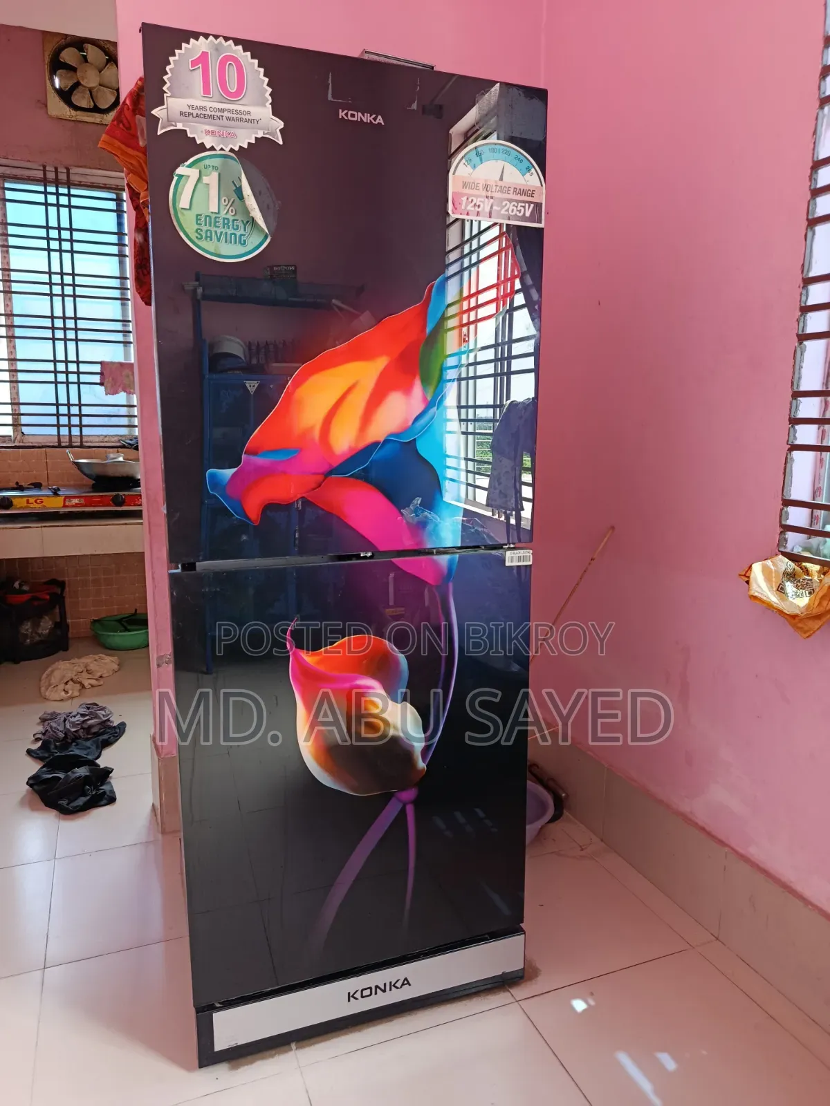 Konka KRT200GB Top Mounted Refrigerator