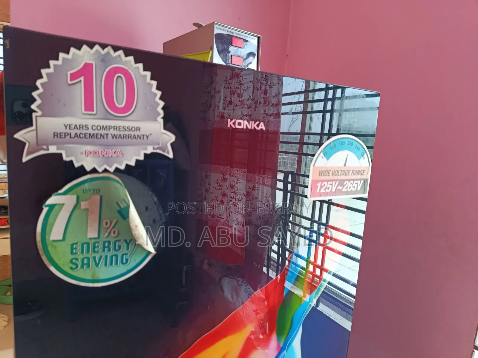 Konka KRT200GB Top Mounted Refrigerator