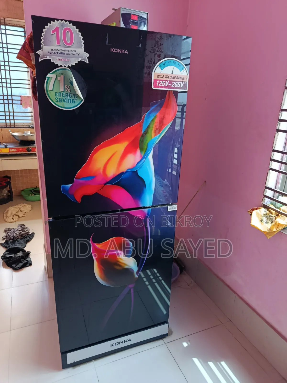 Konka KRT200GB Top Mounted Refrigerator