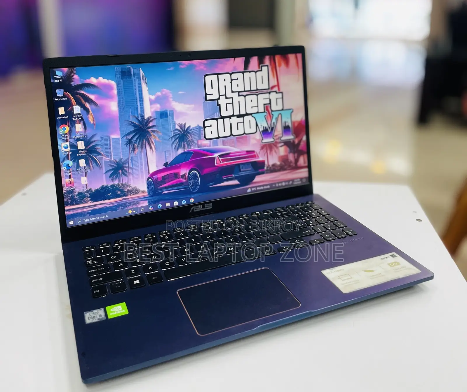 Laptop Asus 8GB Intel Core i5 SSD 256GB