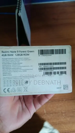 Xiaomi Redmi Note 9 128 GB Blue